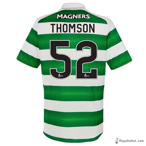 Camiseta Celtic Replica Primera Ropa Thomson 2016/17 Verde